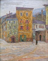 Vass Elemér ( 1887 - 1957 ) A Holdvilág utca Budán