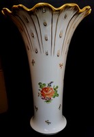 DT/466. Herendi könnycsepp váza Bécsi Rózsa dekorral