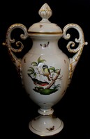 DT/467. Hatalmas, Herendi Rothschild mintás amfora váza (37cm)