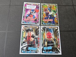 Lego DC Comics gyűjthető kártya 4 db egyben