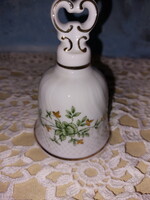 Hollóházi Erika mintás porcelán csengő