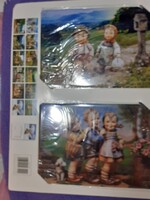 M. J. Hummel fém tábla pléhtábla 2 db  Calendar 2018 hoz adott gyűjthető ÚJ