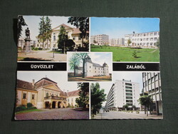 Képeslap,Zala megye,Zalaegerszeg,Nagytétény,Egervár, 1975-