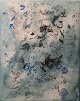 Befagyott hegyi patak