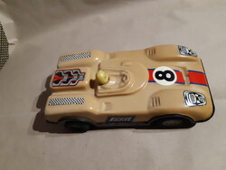 RÉGI, RETRO VERSENYAUTÓ, RALLY AUTÓ, JÁTÉK AUTÓ, 19 X 10 CM - ALKUDHATÓ!