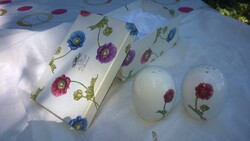Angol finomporcelán-fűszertartó-fűszerszóró pár szép dobozában-ajándéknak is remek
