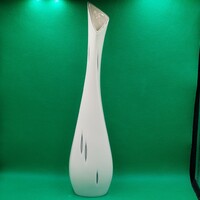 Brutalista Péter Müller Sgrafo porcelán váza 33 cm
