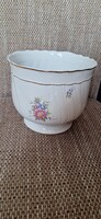 Hollóházi porcelán kaspó