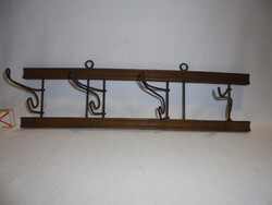 Régi falifogas - hajlított fém, fa - népi, paraszti
