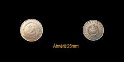2 FORINT - 1966 - Az utolsó nikkel ötvözetesek közül!