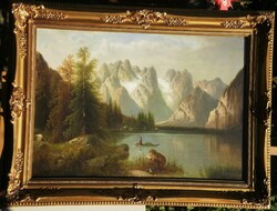 Anton Pick (1840-1902) : Alpesi tó