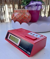 ELEKTRONIKA 2-14 szovjet, orosz kvarc ébresztőóra, régi retro vintage, 1985.