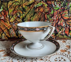 Hohenberg Bavaria német porcelán kávés csésze, aljával, hósszú kávénak