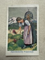 Antik, régi Alpesi képeslap - Postatiszta                        - 28