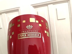 PIPER kemény plasztik jégveder piros és arany - Piper-Heidsieck Champagne pezsgőhűtő