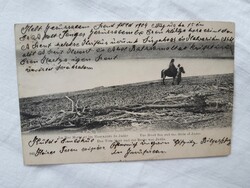 RÉGI, ANTIK ZSIDÓ, JUDAIKA KÉPESLAP, 1904, JERUZSÁLEM, HOLT TENGER,JUDEAI, JUDAI HEGYSÉG - ALKUDHATÓ