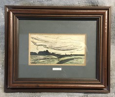 Szlányi Lajos : Tájkép