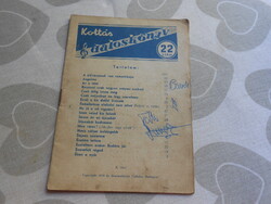 Kottás Daloskönyv 1959-s kiadás 22.szám