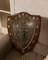 Antik pajzs trófea! Nike a győzelem istennője! 60x80cm!