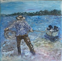 Kikötés - olaj, vászon