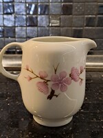 Retro Alföldi porcelán barackvirágos barackágas kiöntő 9.5 cm