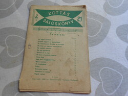 Kottás Daloskönyv 1959-s kiadás 21.szám