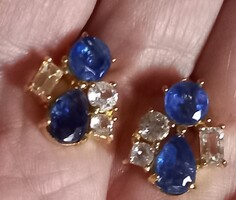 Valodi Zafir 6x7mm Kő 925 Ezust Fülbevaló