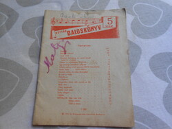 Kottás Daloskönyv 1956-s kiadás 5.szám