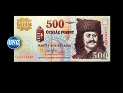 UNC - 500 FORINT - 2010 NAGYON SZÉP