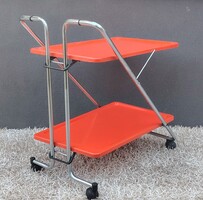 Mid century 1950 narancssárga zsurkocsi ALKUDHATÓ