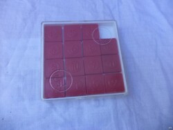 Retro trafik puzzle, piros, újszerű (5235)