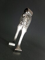 Argentor Wien szecessziós/art-deco ezüstözött cukorcsipesz 1900 körül