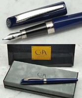 2000-es Caran d'Ache Dunas Shining svájci töltőtoll B heggyel, 1 év garanciával