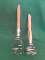 2 db régi sosem használt habverő