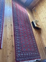 Iráni gyapjú szőnyeg 370 x 125 cm