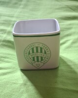 Elvileg Hollóházi porcelán Fradi, Ferencvárosi Torna Club, FTC tartó, jelzetlen,hibátlan,