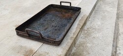 Vörösréz tálca  70x43 cm