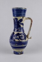 1V534 Antik XIX. századi erdélyi Tordai bokály 22.7 cm