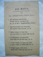 Magyar imalap 1927-ből