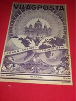 Antik 1937.12. VIII. évfolyam" VILÁGPOSTA " képes családi folyóirat újság gyönyörű állapotban