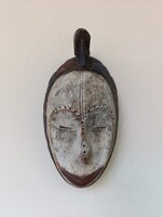 Afrikai maszk antik Fang népcsoport fa Gabon africká maska F23 891 2172