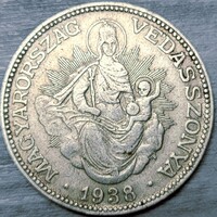 Ezüst 2 Pengő 1938