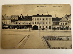 Eperjes, Kir. törvényszék, Főutcai részlet, 1912.