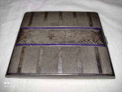 Art Deco 800-as ezüst cigaretta tárca 1933-ból