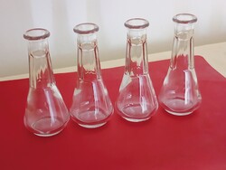 Pálinkás fütyülős üveg 01 - palack fityók karaf 5cl 4db egyben retro