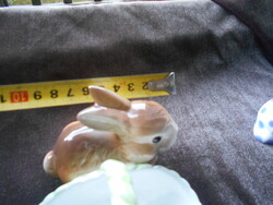 Ritka Goebel nyuszi -- új HIBÁTLAN-kézi  festéssel-oldalkocsival