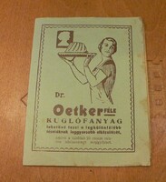 DR OETKER FÉLE KUGLÓFANYAG LEPORELLÓ
