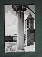 Képeslap,Szeged,Dóm tér,Demeter torony látkép,részlet, 1965-