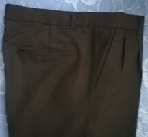 Fekete öltöny nadrág fényes anyagból