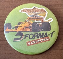 Retro Hungaroring Forma-1 kitűző 55 mm